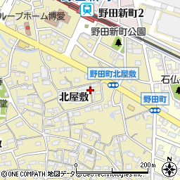 愛知県刈谷市野田町北屋敷68周辺の地図