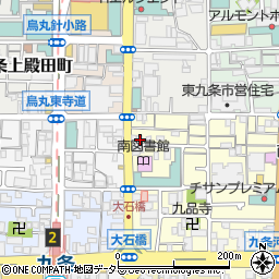京都府京都市南区東九条南山王町9周辺の地図