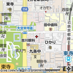 京都府京都市南区西九条南小路町22周辺の地図