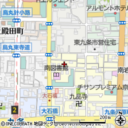 京都府京都市南区東九条南山王町8周辺の地図