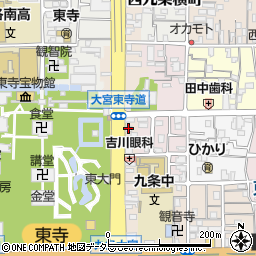 京都元生代理店周辺の地図