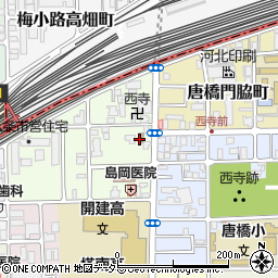 唐橋公民館周辺の地図