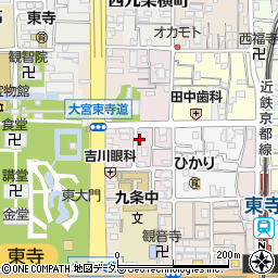 京都府京都市南区西九条南小路町周辺の地図