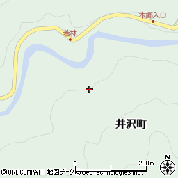 愛知県岡崎市井沢町榎平周辺の地図
