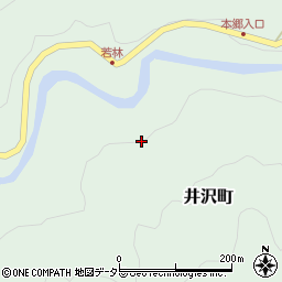 愛知県岡崎市井沢町（榎平）周辺の地図