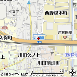 川田道周辺の地図