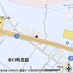 滋賀県甲賀市水口町北脇1462周辺の地図