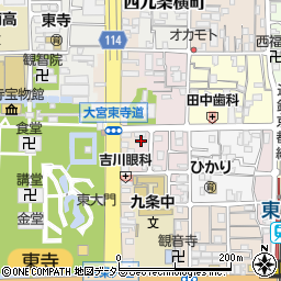 京都府京都市南区西九条南小路町10周辺の地図