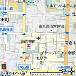 京都府京都市南区東九条南山王町15周辺の地図