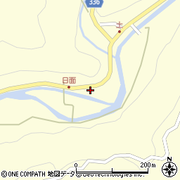 愛知県岡崎市鍛埜町日面周辺の地図
