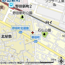 愛知県刈谷市野田町石仏4周辺の地図