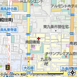 京都府京都市南区東九条南山王町14周辺の地図