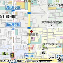 京都府京都市南区東九条南山王町12周辺の地図