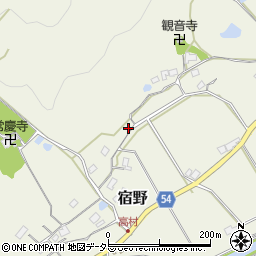 大阪府豊能郡能勢町宿野978周辺の地図