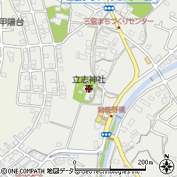 立志神社周辺の地図
