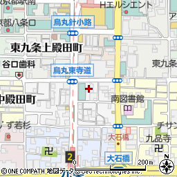 京都府京都市南区東九条北烏丸町10周辺の地図