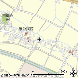 滋賀県甲賀市水口町泉563周辺の地図