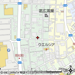 静岡県静岡市葵区若松町26周辺の地図