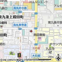 京都府京都市南区東九条北烏丸町19周辺の地図
