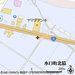 無添くら寿司 甲賀水口店周辺の地図
