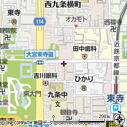 京都府京都市南区西九条南小路町20周辺の地図