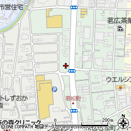 ミニストップ静岡若松町店周辺の地図