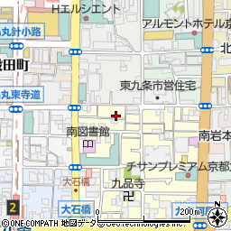 京都府京都市南区東九条南山王町19周辺の地図