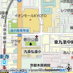 京都府京都市南区西九条春日町47周辺の地図