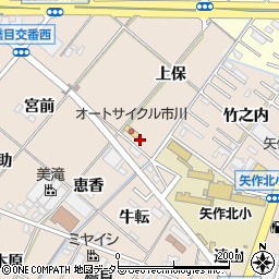 愛知県岡崎市橋目町上保18周辺の地図