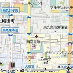 京都府京都市南区東九条南山王町22周辺の地図