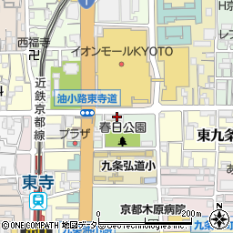 京都府京都市南区西九条春日町48周辺の地図