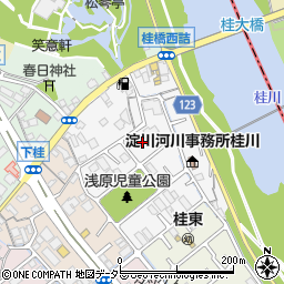 京都府京都市西京区桂浅原町136周辺の地図