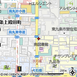 京都府京都市南区東九条南山王町24周辺の地図