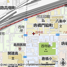 京都府京都市南区唐橋門脇町3周辺の地図