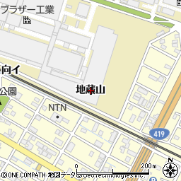 愛知県刈谷市野田町地蔵山周辺の地図