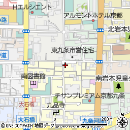 京都府京都市南区東九条南山王町41周辺の地図