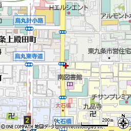 京都府京都市南区東九条南山王町25周辺の地図