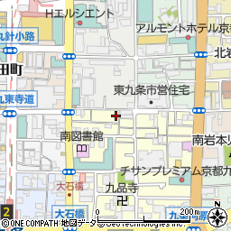 京都府京都市南区東九条南山王町31周辺の地図