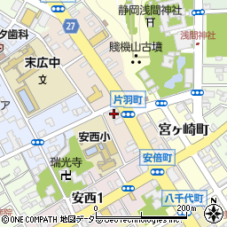 西蔵寺周辺の地図