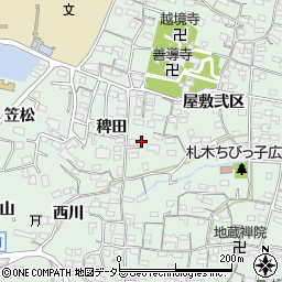 愛知県知多郡東浦町緒川屋敷弐区104周辺の地図