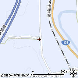 兵庫県三田市藍本743周辺の地図
