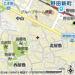 愛知県刈谷市野田町北屋敷99周辺の地図