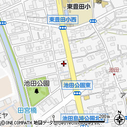 株式会社田子の月　静岡池田店周辺の地図