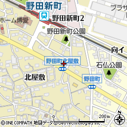 愛知県刈谷市野田町北屋敷72周辺の地図