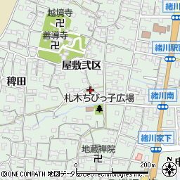 愛知県知多郡東浦町緒川屋敷参区57周辺の地図