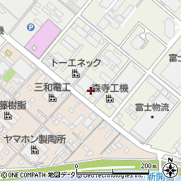 睦化学工業新富士町倉庫周辺の地図