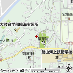 千葉県館山市大賀周辺の地図