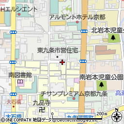 京都府京都市南区東九条南山王町46周辺の地図