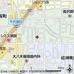 京都府京都市西京区桂千代原町37周辺の地図
