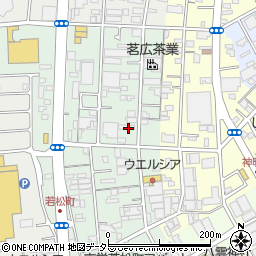 静岡県静岡市葵区若松町26-1周辺の地図